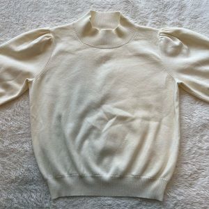 Sunday Best Cream Sweater - XS
